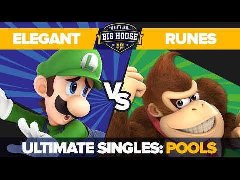 Elegant vs Runes - Pools Winners' Quarterfinals: Ultimate Singles - TBH9 | Luigi vs Donkey Kong