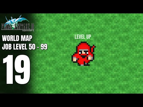 Final Fantasy III Pixel Remaster Platinum Trophy Gameplay Walkthrough Part 19 - Job Level 50 to 99