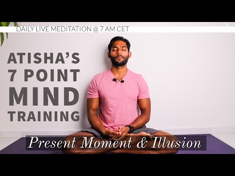 #4. Rest in the nature of Present Moment | ATISHA's 7 POINT MIND TRAINING