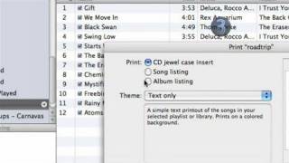 How To Print CD Case Labels From Itunes