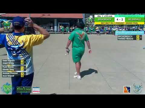 2021 Div 1 Pennant Grand Final  Between  Broadbeach Vs Helensvale