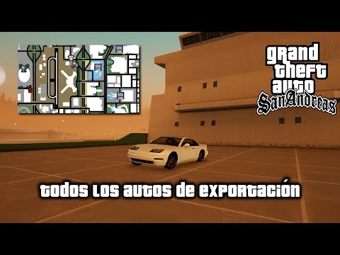 Locations of all export cars in GTA: San Andreas