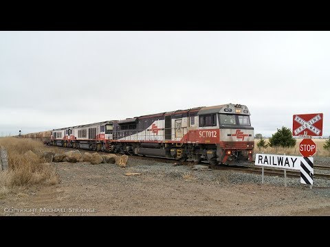 SCT 1PM9 Freight Train At Gheringhap - PoathTV Australian Railways