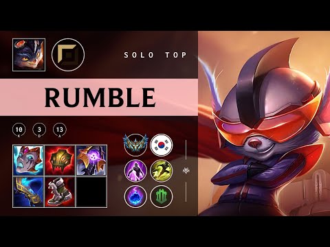 Rumble Top vs K'Sante - KR Challenger Patch 25.22