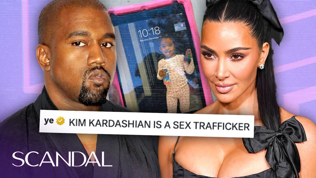 Kanye Accuses Kim Kardashian of Sex Trafficking Kids