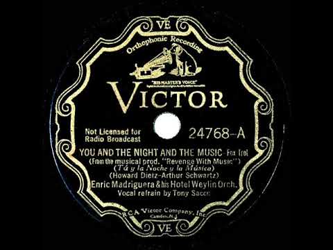 1934 Enric Madriguera - You And The Night And The Music (Tony Sacco, vocal)