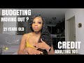 ADVICE ON MOVING OUT 🏡 , BUDGETING 💰, CREDIT 💳, and MORE ! | ADULTING 101 ✨