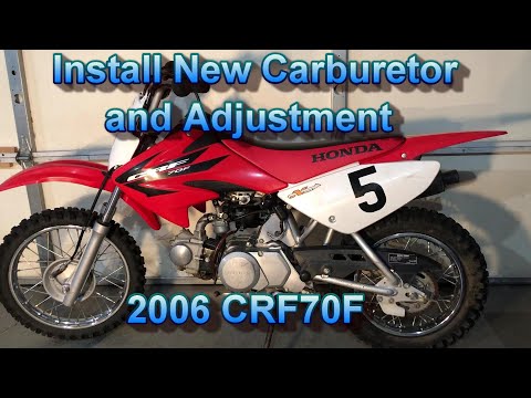 CRF70F Install New Carburetor, and Adjustment