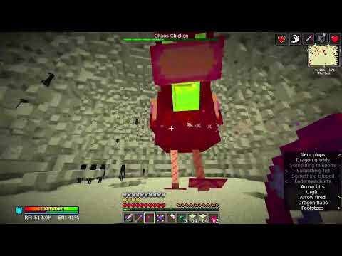 When you overprepared for the Chaos Chicken fight | Stoneblocks 2