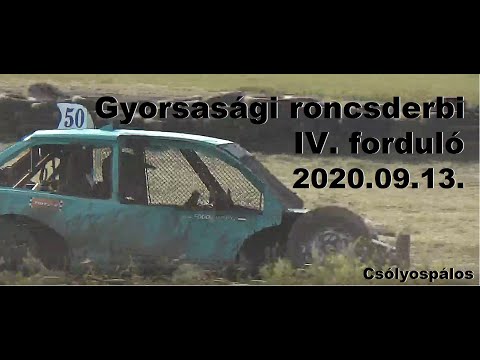Gyorsasági roncsderbi  bajnokság IV. forduló, Csólyospálos (2020)