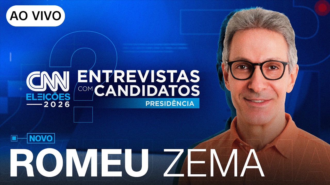 AO VIVO: ENTREVISTA COM ROMEU ZEMA (NOVO), CANDIDATO À PRESIDÊNCIA | CNN ELEIÇÕES