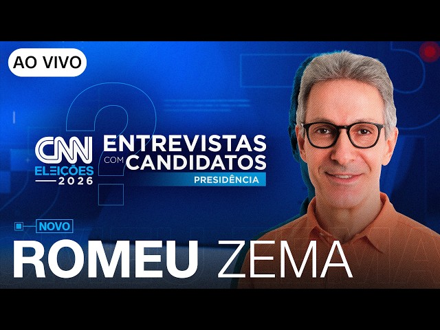 AO VIVO: ENTREVISTA COM ROMEU ZEMA (NOVO), CANDIDATO À PRESIDÊNCIA | CNN ELEIÇÕES