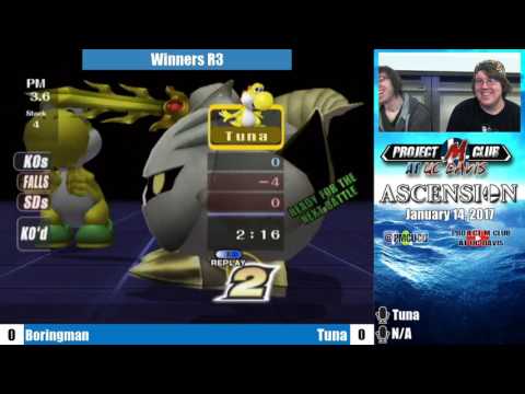 “Ascension 1/14/17” – Tuna (Yoshi/Lucario) v. Boringman (MK) – Winners R3