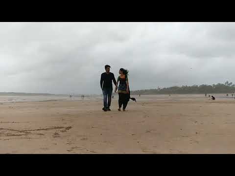 Rashmi pramod walking on beach