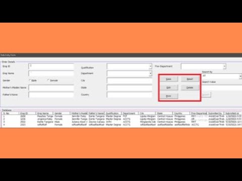 How To Make A VBA VlookUp Data Entry Form In Microsoft Excel 2010 (Print Button) Ep. 4