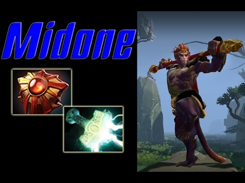Midone Monkey King Highlights Build with Mjolnir &  Solar Crest- Dota2