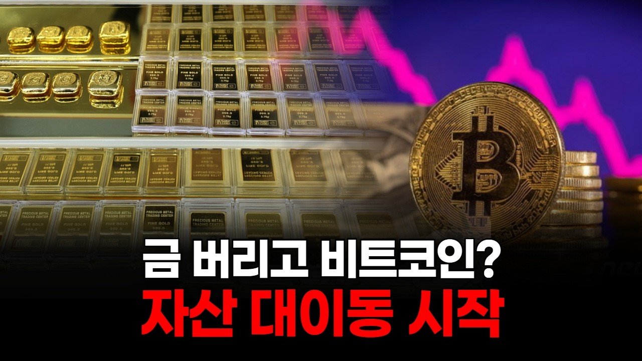 금 버리고 비트코인? 자산 대이동 시작