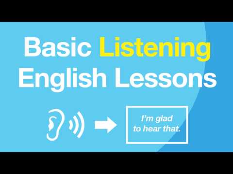 Basic Listening English Lessons - Improve Your English Listening Skills