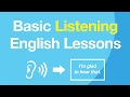 Basic Listening English Lessons Improve Your English Listening Skills