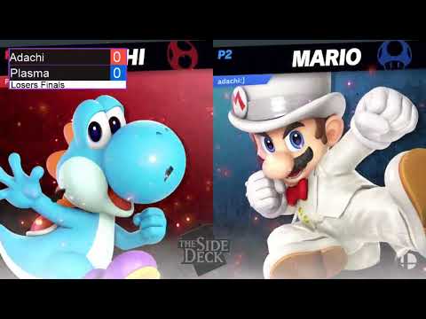 Side Deck Smash Ultimate 3/27/19 Adachi (Mario) vs Plasma (Yoshi) Losers Finals