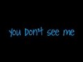 Laura Marano-You Don't See Me (Lyrics) 