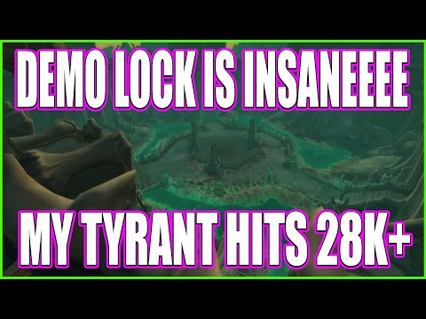 DEMONIC TYRANT HITS 28k+ HE IS UNSTOPPABLE - 9.2.5 Demonology Warlock Blasting Massive Damage
