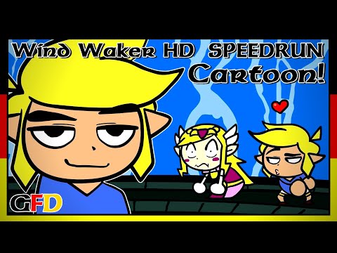 Ein Total Legitimer Wind Waker Speedrun Cartoon | Zelda Parodie DUB