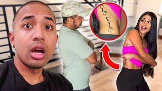 My Sister Reveal’s TATTOO’s to our Religious DAD!