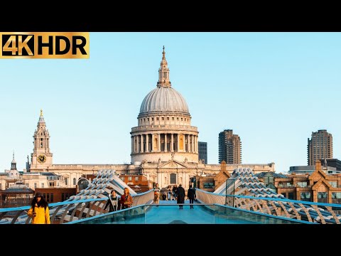 St Paul's Cathedral Relaxing Walking Tour | London Walk 2022 [FULL 4K HD]
