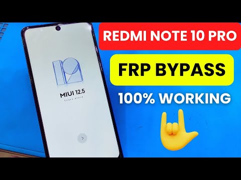 Redmi Note 10 Pro Frp Bypass Miui 12.5 | Redmi Note 10 Pro Frp Bypass