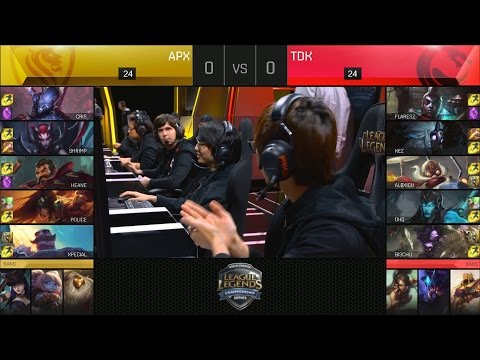 APX vs TDK Highlights Game 1 - Apex vs Team Dragon Knights - 2016 NA Summer Promotion Tournament