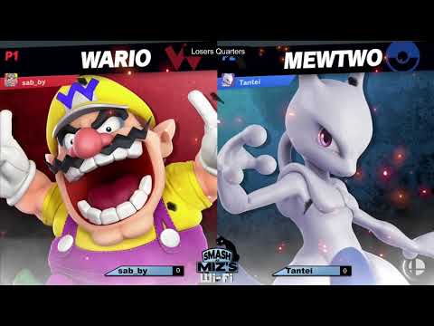 Smash @ Miz's WiFi 13 - sab_by (Wario) vs. Tantei (Mewtwo) Losers Quarters