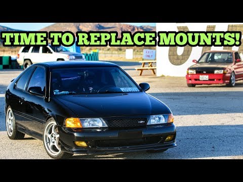 B14 SE-R SR20VE: PROTHANE MOTOR MOUNT INSTALL!