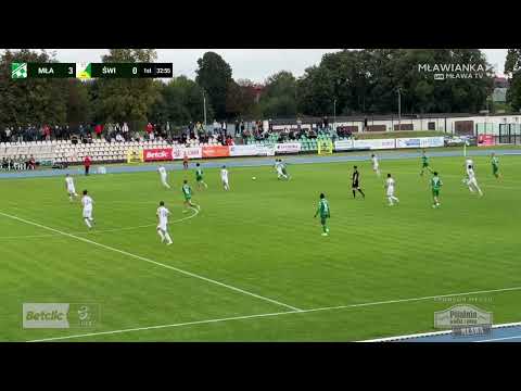MŁAWIANKA MŁAWA - ŚWIT NOWY DWÓR MAZOWIECKI - bramki z meczu