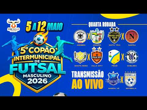 Copão Intermunicipal de Futsal de Manoel Urbano/AC | 4ª Rodada - AO VIVO
