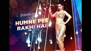 Humne Pee Rakhi Hai (Slowed And Reverb) Jaz Dhami, Neha Kakkar, Ikka Singh