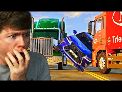 Reacting to SUPER REALISTIC CRASHES! (BeamNG Drive)