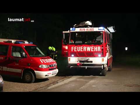 Person in Klaus an der Pyhrnbahn aus Bachbett gerettet