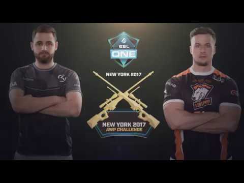 ESL One NY 2017 AWP Challenge Round 2 - FalleN vs. PASHA