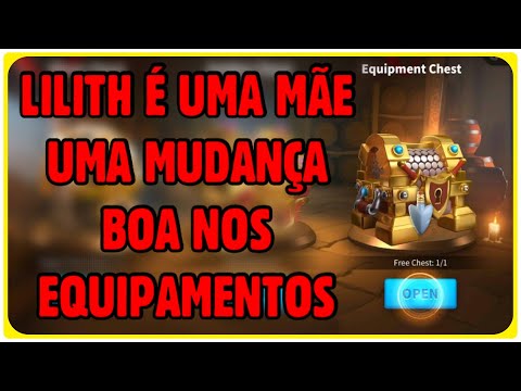 IMAGENS DA NOVA ATUALIZAÇÃO | 4 TIPOS DE MATERIAIS APENAS | BAÚ DE EQUIPAMENTOS - RISE OF KINGDOMS.