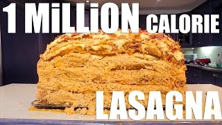 1 Million Calorie Lasagna - Epic Meal Time