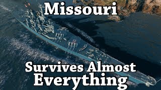 World of Warships: Missouri Survives Almost Everything
