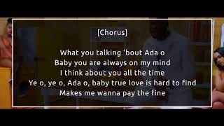 DJ ECOOL FT  DAVIDO – ADA LYRICS