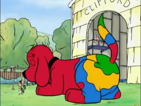 Clifford The Big Red Dog S02E23 Tie Dyed   Clifford Stage Struck