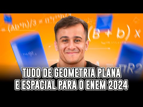 TUDO de GEOMETRIA PLANA E ESPACIAL pro ENEM 2026 (GANHE 10 ACERTOS NA PROVA)