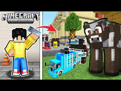 DaveFromPH -  I BOUGHT A TOY TRUCK in Minecraft PE |  It's so realistic!