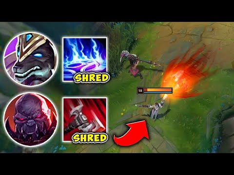 WE PICKED DOUBLE ARMOR SHREDDERS AND SION PASSIVE ONE SHOTS EVERYTHING - League of Legends