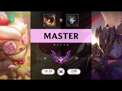 Master Match: Super Ziggs vs Super Jhin - KR server Patch 14.24