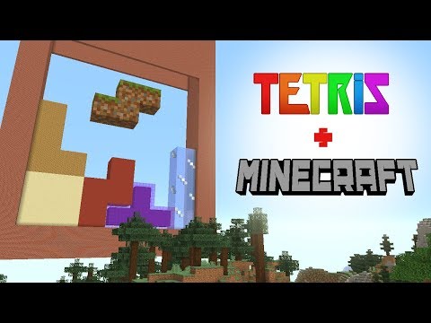 TETRIS in MINECRAFT  (Stop Motion)