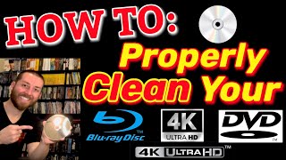 How To Properly Clean Your Blu Ray, 4K UltraHD & DVD Discs to Prevent Disc Playback Errors & Issues